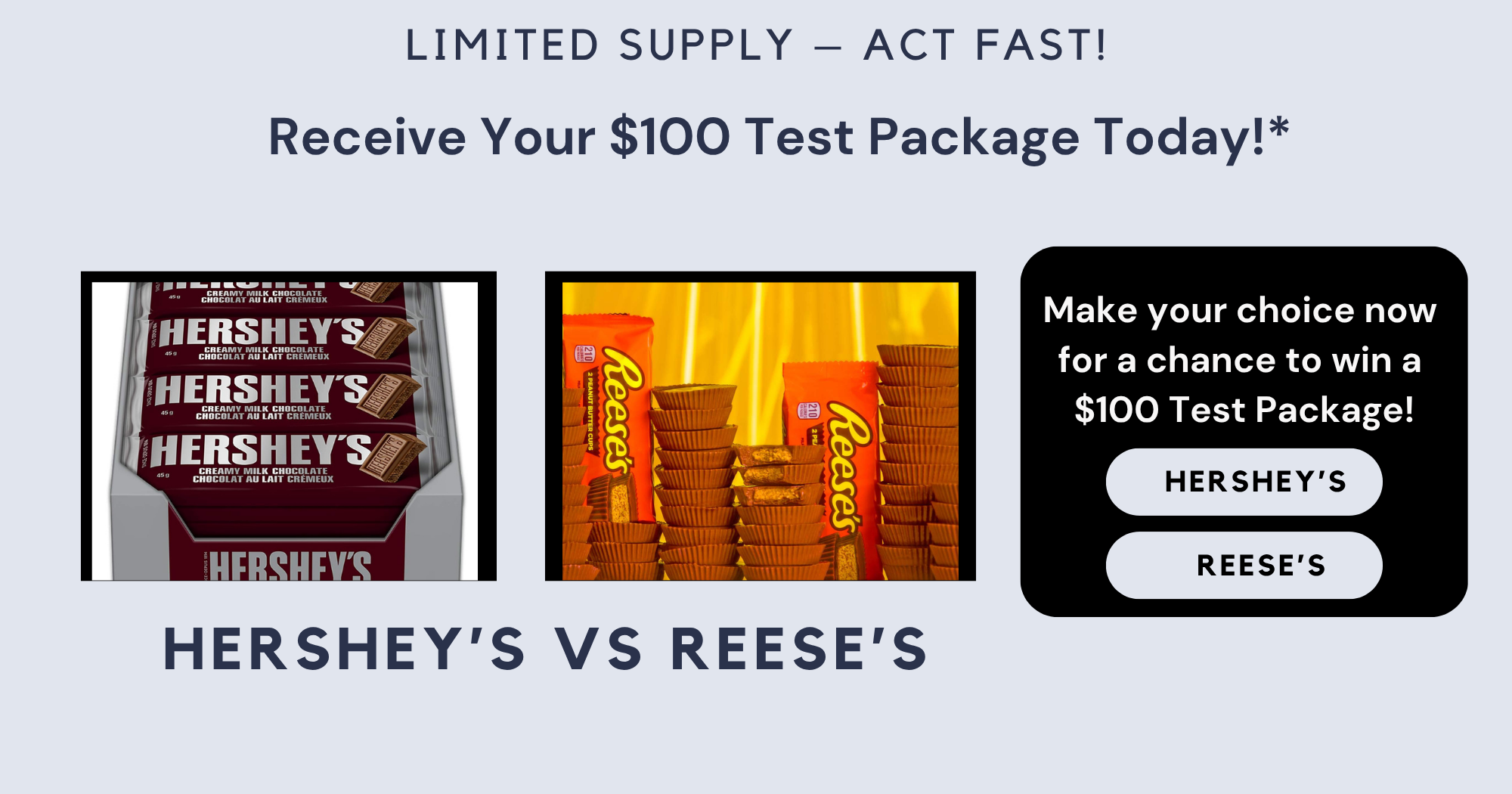 Limited-Time Offer: Claim Your $100 Hershey’s Test Package Now! 