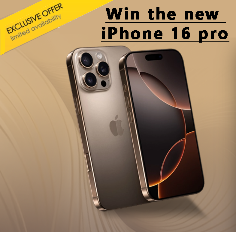 Win the new iPhone 16 pro